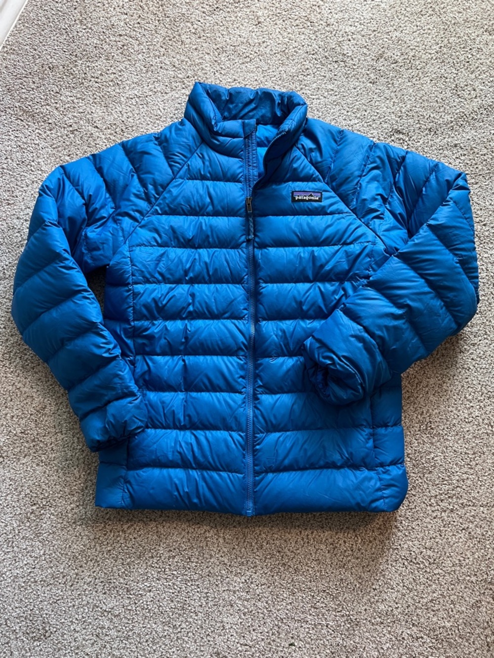 Patagonia Kids Blue Puffy Jacket
